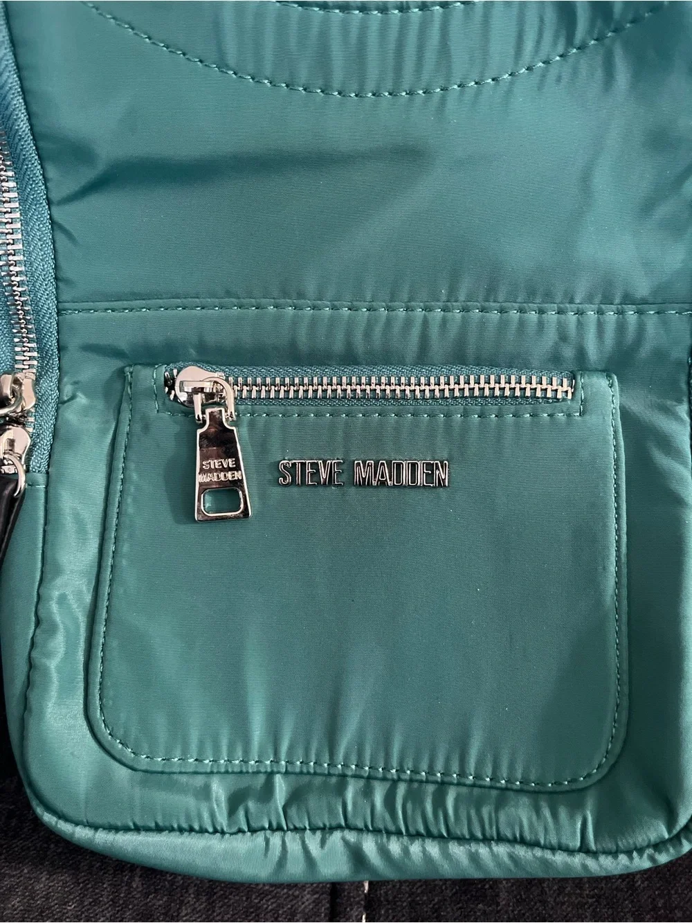 Steve Madden Teal Green Sling Belt Bag